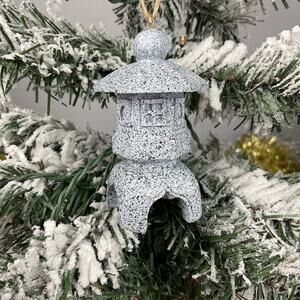 Christmas Tree Ornament-Japanese Stone Lantern -The Bridge Collection